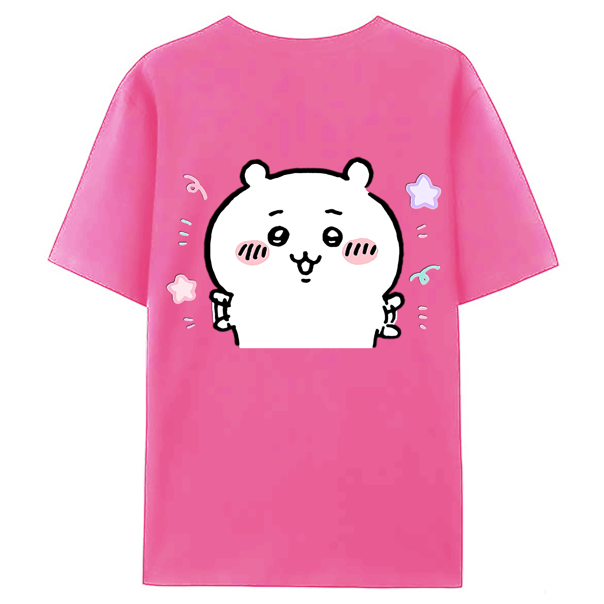 （画像用） ちいかわ ちいかわ Chii-kawa chiikawa レディース半袖Tシャツ(バックプリント)